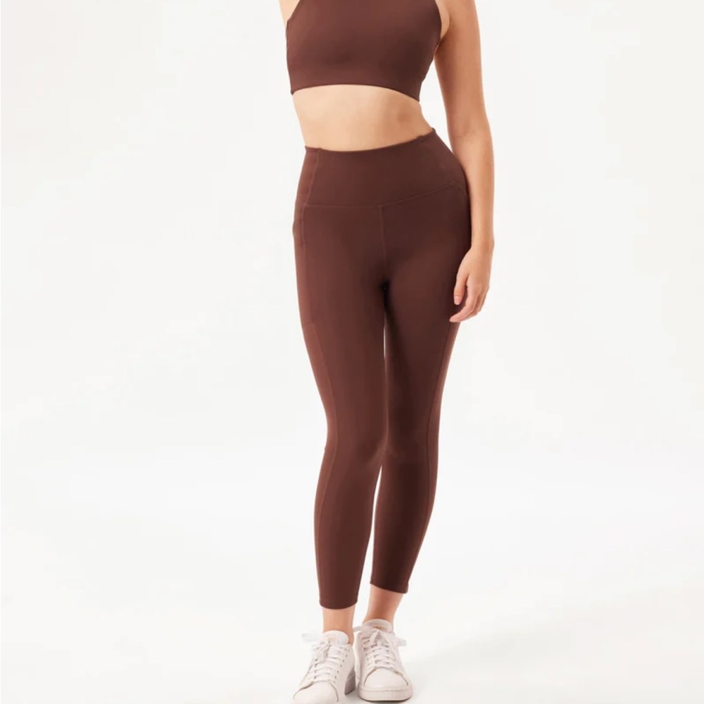 BNWT Girlfriend Collective Compressive Pocket Legging - Earth - L - 23 3/4”